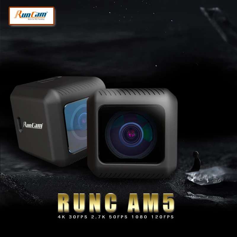 RunCam 5 4 K DC5 15V SONY IMX377 12MP сенсор FPV камера NTSC/PAL переключаемый qr код Настройка с 960 мАч
