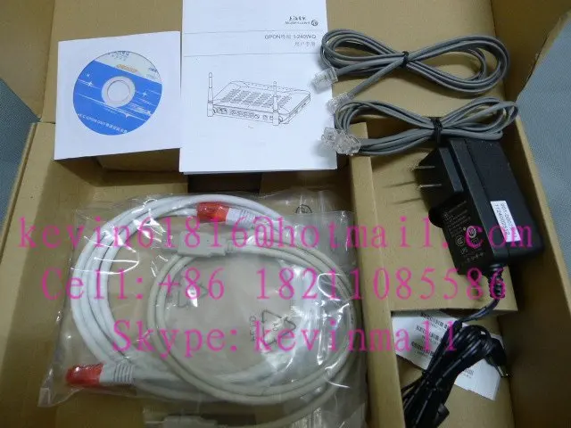 Alcatel Bell оптический сетевой терминал FTTH ont I-240W-Q GPON ОНУ с 4 портами LAN и 2 голосовых