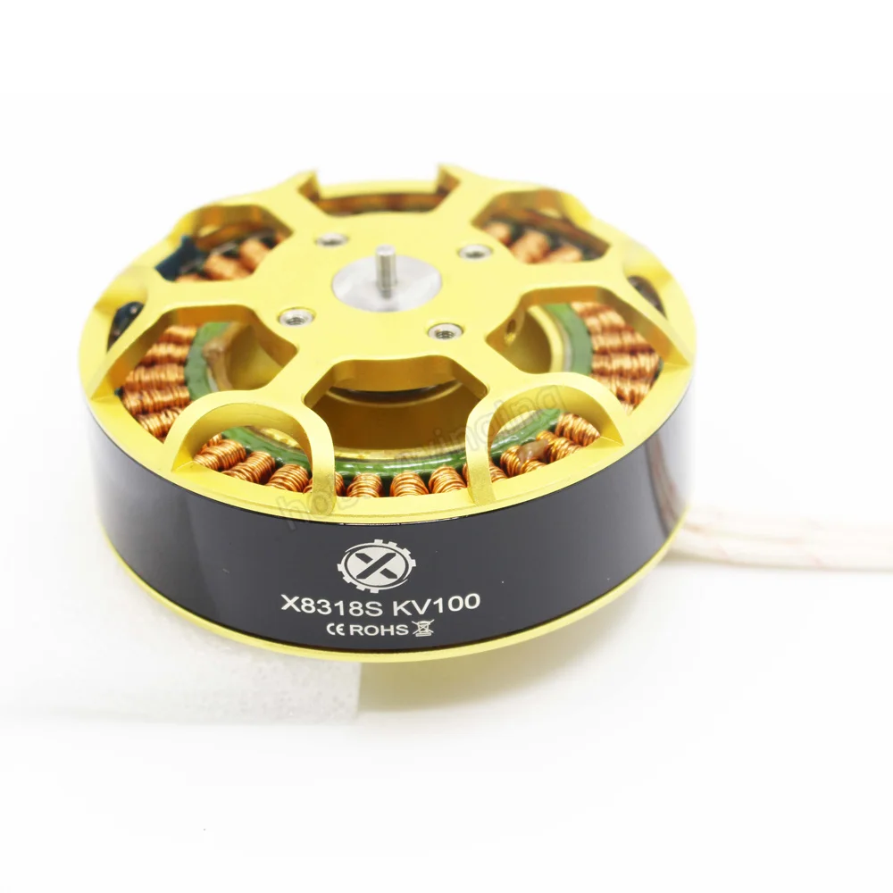 X8318S KV100 KV120 бесщеточный двигатель высокой мощности с высокой загрузкой для больших гексакоптер октокоптер сельскохозяйственный Дрон HLY W9235