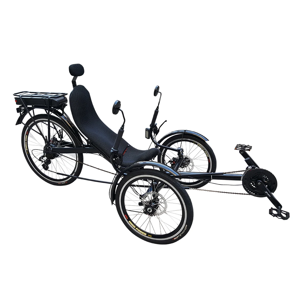 250 Вт 36 В 12 а/ч электрический головастик|electric tricycle|tricycle electricelectric recumbent tricycle |
