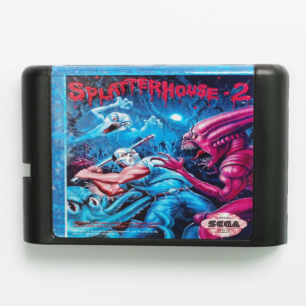 Splatterhouse 2 игровой картридж новые 16 бит карточная игра для Sega игры Mega Drive / Genesis