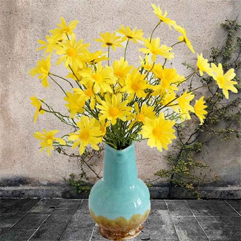 Поддельные один стебель Весна искусственные Хризантемы цветы хризантемы Дейзи