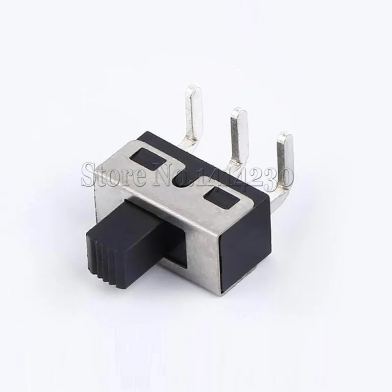 Тумблер SS12D10 SS12D11 50 шт. 3 штифта прямые ножки ручка 1P2T высота 5 мм расстояние 4 7 А 250 В