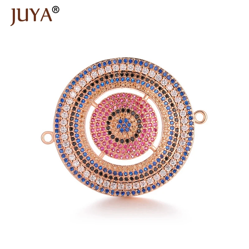 Аксессуары для изготовления ювелирных изделий роскошные круглые соединители в