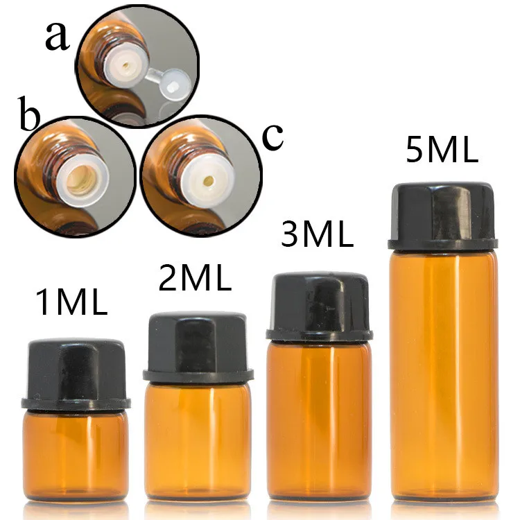 Флаконы для эфирного масла 100 шт./лот 1 мл 2 3 5 мл|glass sample|glass sample vialsample vials |