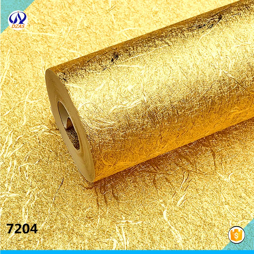 

2018 Gold wallpaper Golden Gold Silver ktv Hotel bedroom living room engineering AS-CX drawing ceiling Wallpaper