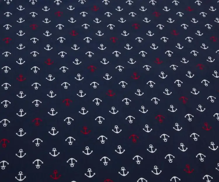 100% хлопчатобумажная ткань темно синяя серия Лоскутная стеганая тильда