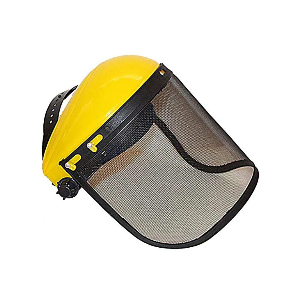 Большой Сталь металлический сетчатый визор Безопасность шлем шляпа для
