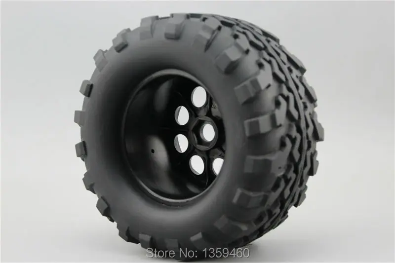 4 шт. 1/8 колеса Monster Truck и набор шин для шин HPI SAVAGE REVO Traxxas 1/8