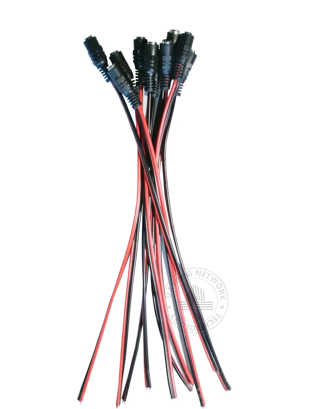 10 шт. питание для мониторинга Красный Черный линия постоянного тока шина 12 в