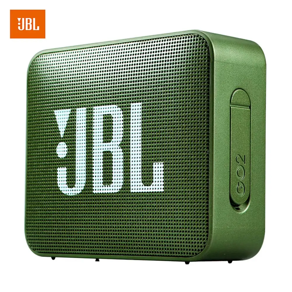 Dark Green JBL GO 2 Музыкальный беспроводной Bluetooth мини-динамик IPX7 водонепроницаемый открытый питьевой динамик s перезаряжаемая батарея с микрофоном - Цвет: Dark Green