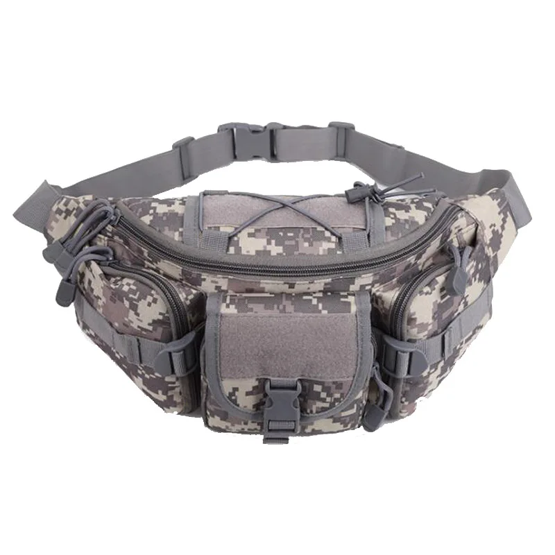 Tactical Molle Waist Bag Military Belt Pouch Pack Running Riding Travel Pocket Outdoor Sport Camping Hiking Hunting Accessories | Спорт и