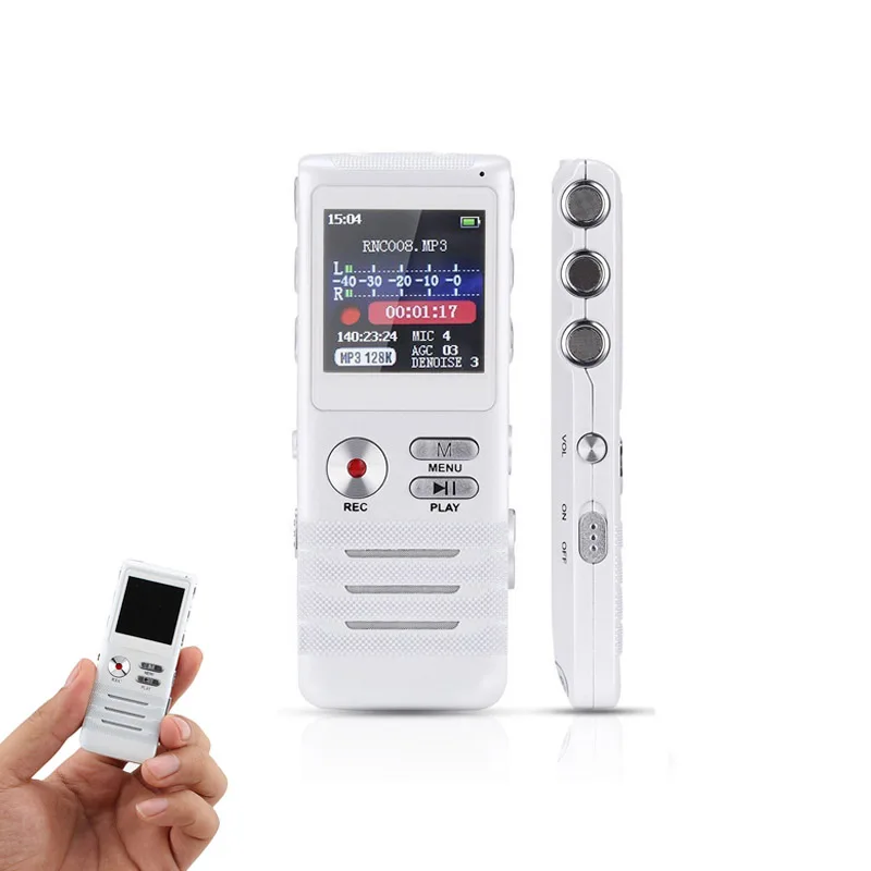 Профессиональный мини диктофон 8 ГБ USB цифровой аудио ручка для записи mp3 плеер