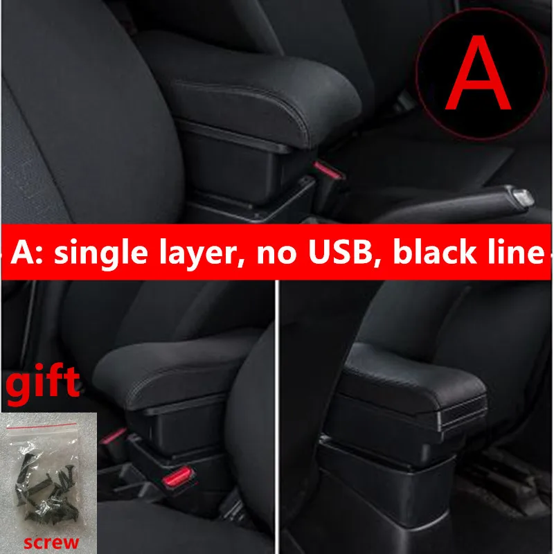 For Lada Kalina armrest box central Store content with cup holder ashtray decoration products accessories Generic model | Автомобили и