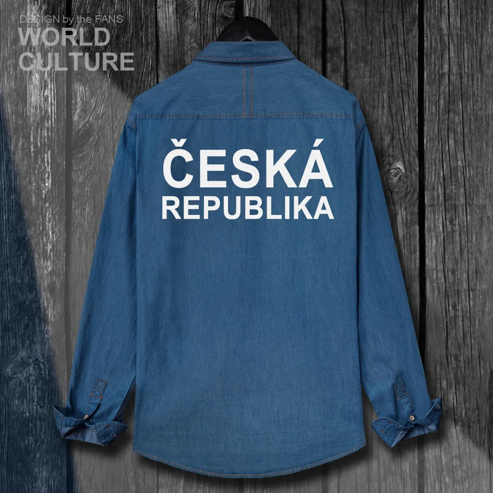 Чехия CZE мужская одежда с флагами осеннее Ковбойское повседневное пальто