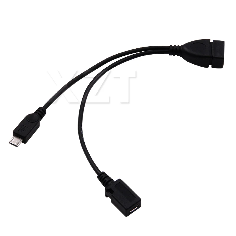 Новейший 1 в 2 OTG микро USB хост мощный Y образный разветвитель адаптер к Mirco 5