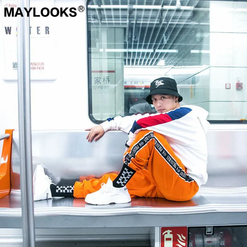 Maylooks хлопок прилив мужской хип хоп мода обувь для влюбленных уличный