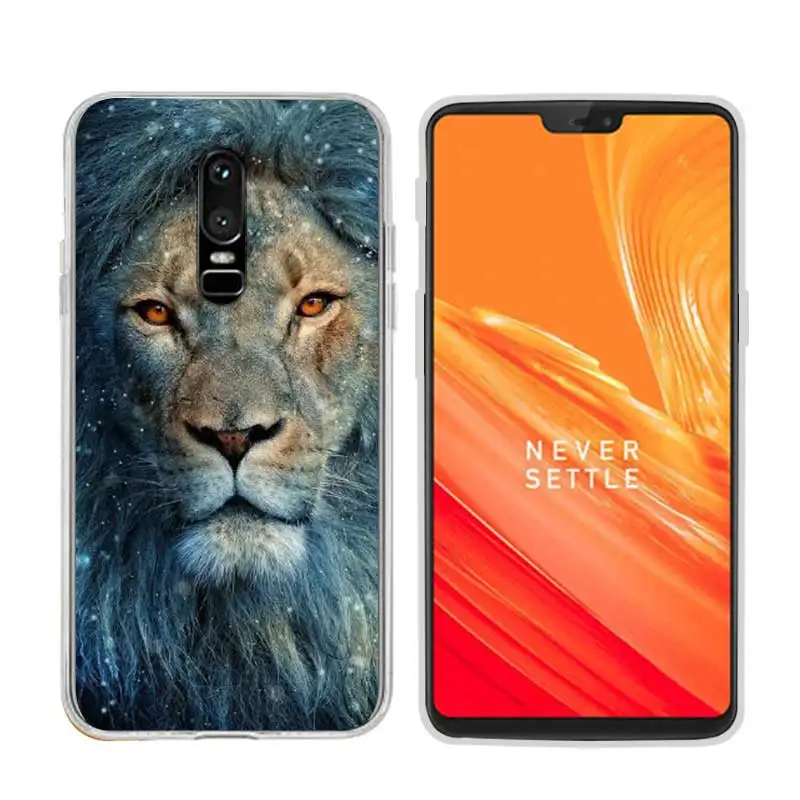 For Oneplus 6 6.28 Inch Phone Case Soft Tpu Silicone Back Cover Protective Printed Fundas One Plus Six A6000 |