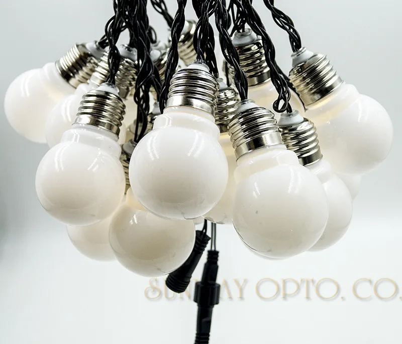 20 светодиодных шаров гирлянда Шариковая наружная светодиодная Рождественская