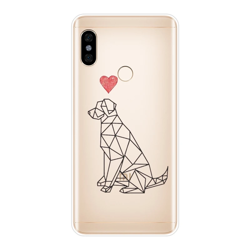 Силиконовый чехол для телефона Xiaomi Redmi S2 4A 5A 6A 5 Plus мягкая задняя крышка с котом