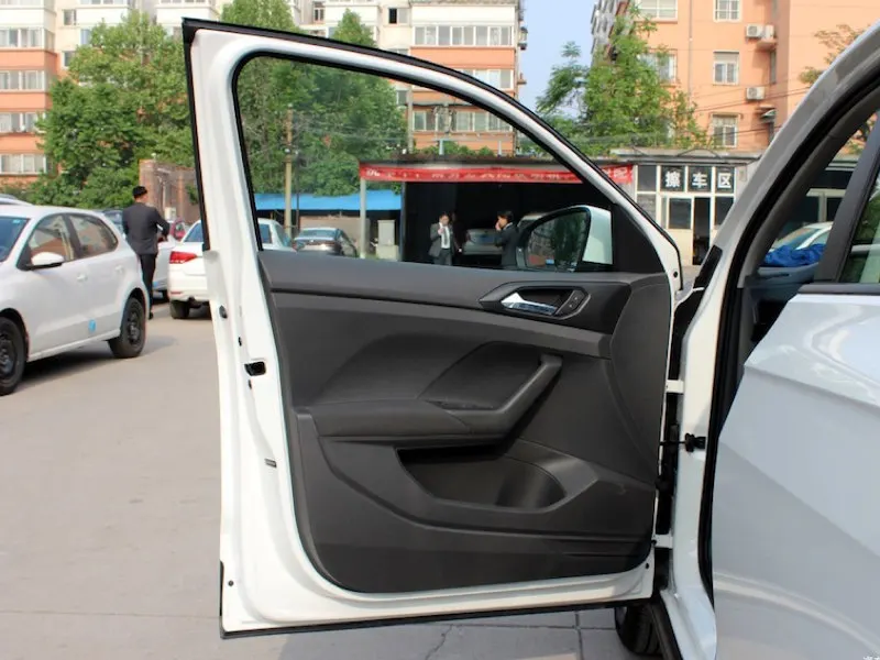 Автомобильный Внутренний дверной динамик из нержавеющей стали громкоговоритель звук Панель рамка крышка планки наклейка для VW T-CROSS Accossories