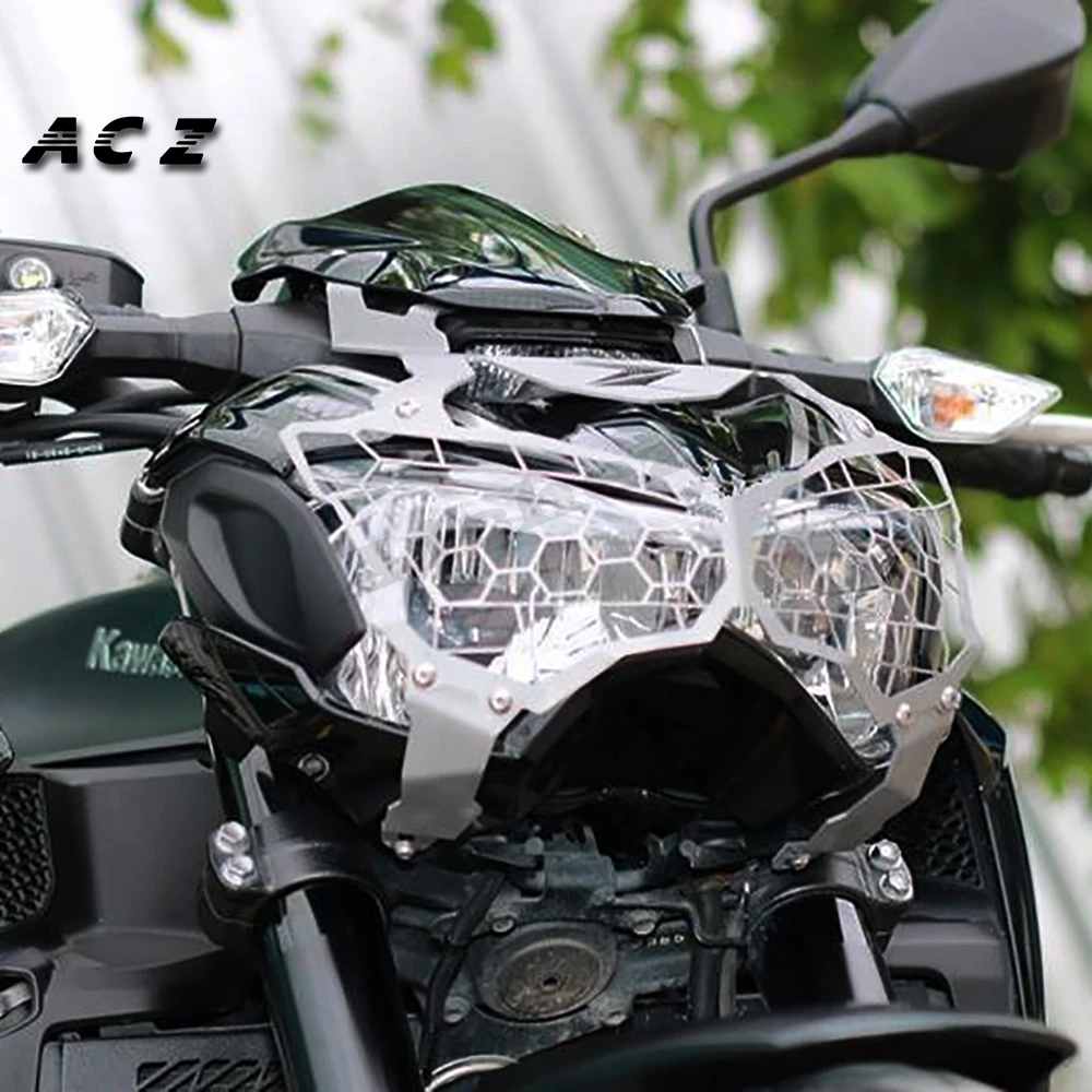 

ACZ Motorcycle Headlight Protector Guard Lense Cover Grill Guard Headlight Protection For Kawasaki Z900 Z 900 2017-2018