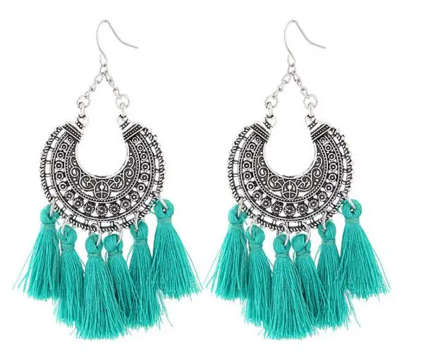 

NANBO Statement New Earrings for women Fashion Beautiful Round Tassel Stud Earrings MX1451
