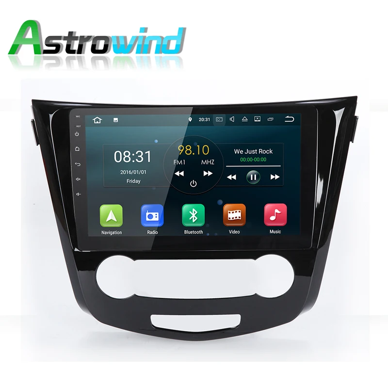 Автомобильная система навигации 10 1 дюймов Android 7 DVD GPS стерео радио плеер для Nissan