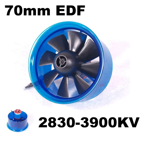 Таинственный бесщеточный двигатель EDF Plus HL7008 2830 3900KV 70 мм Ducted Fan Power System|ducted fan|brushless