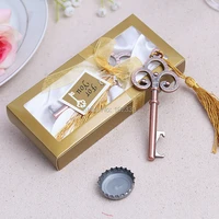 creative retro love key bottle opener corkscrew for wedding baby shower party birthday favor gift souvenirs souvenir s2017115