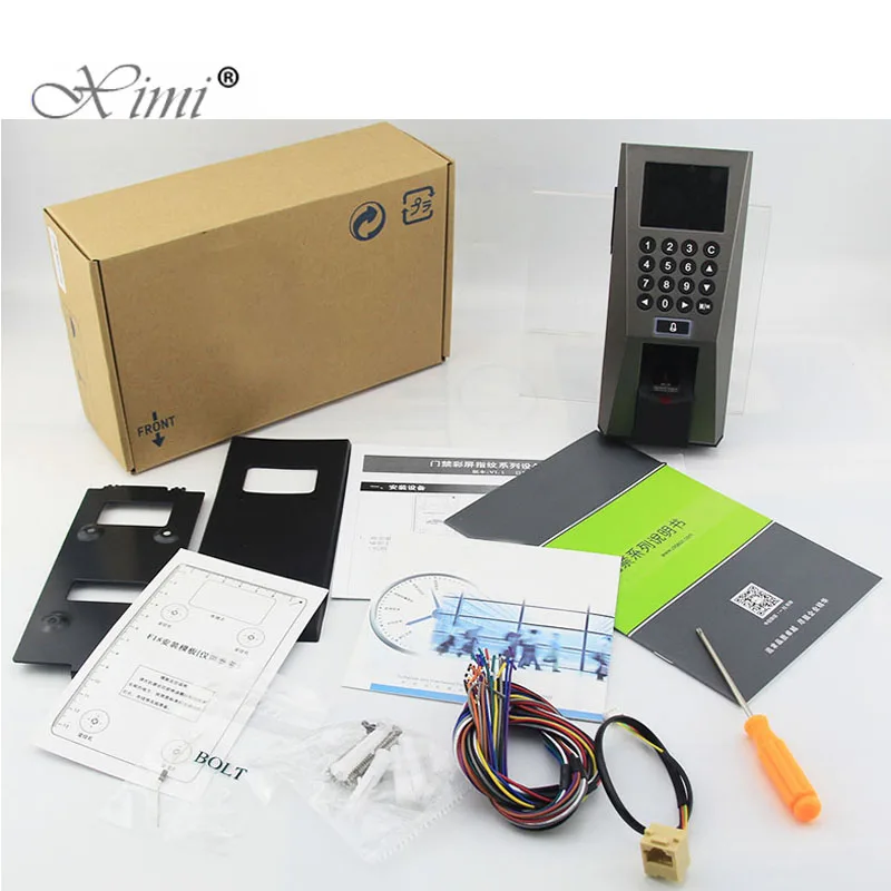 Отпечатков пальцев посещаемость времени ZK Система контроля доступа с WI-FI TCP/IP F18