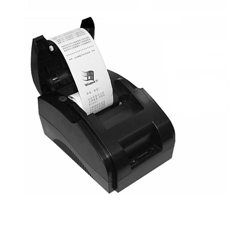 Оригинальный ZJ 5890F термопринтер с USB интерфейсом Pos чековый принтер термопечать