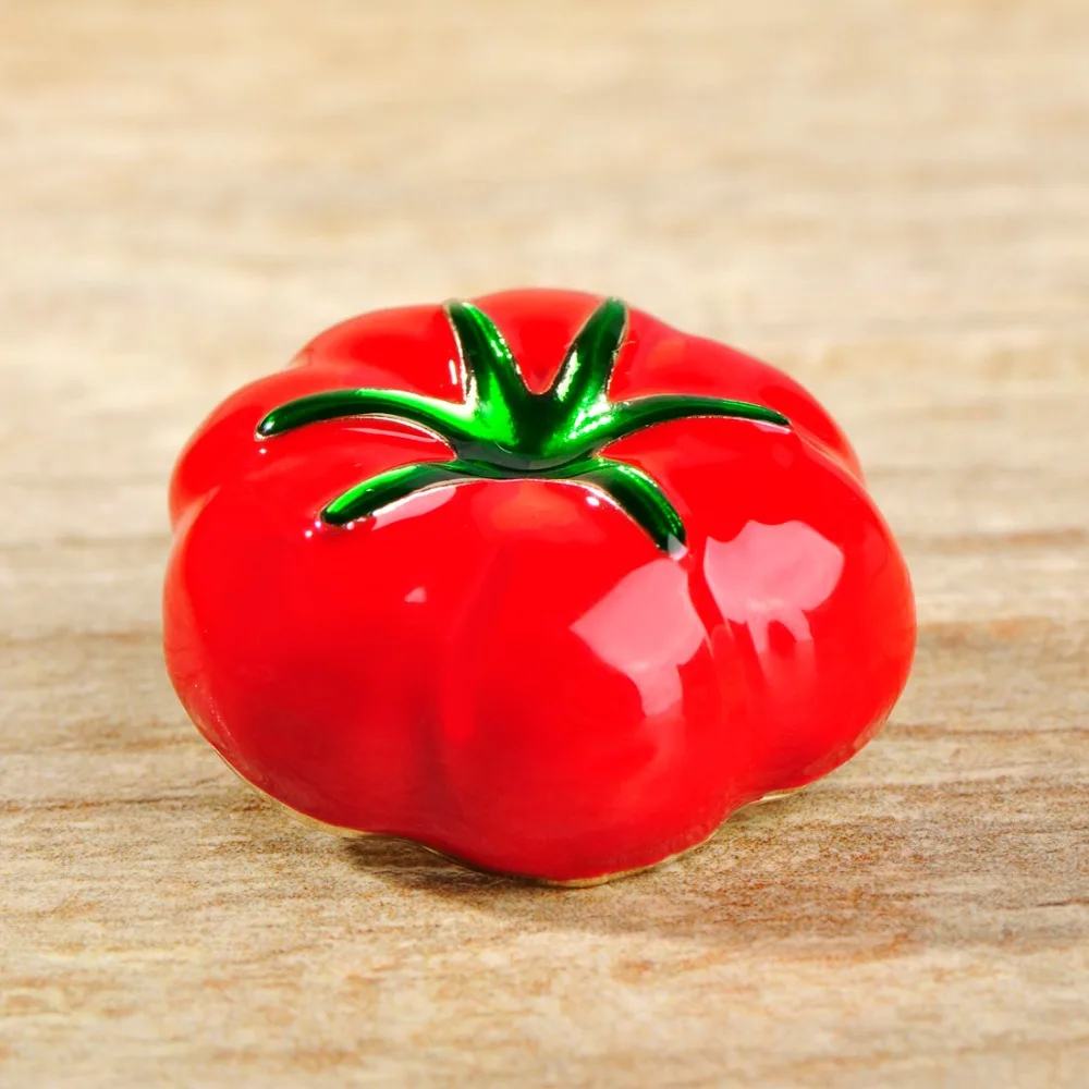 Реалистичная эмалированная брошь Funmor в виде томатного ранца стиле Харадзюку для