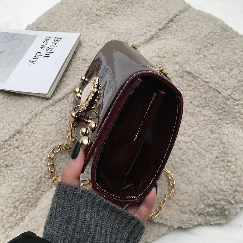 2019 Amarte женские новые модные цепи диагональный пакет кисточкой жемчужный