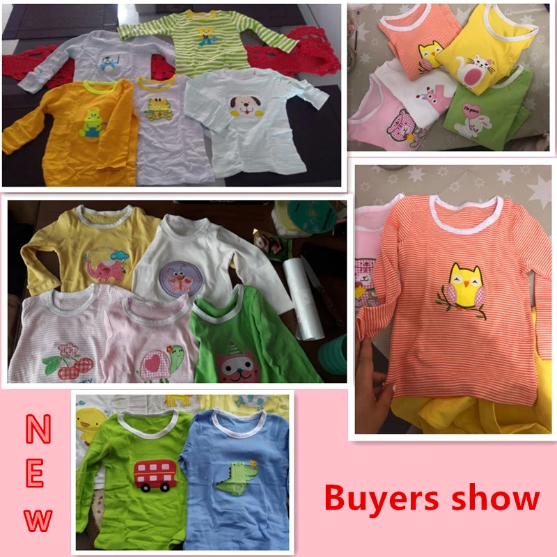 Футболки для маленьких девочек 5/3/1 упаковка одежда с длинными рукавами малышей