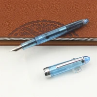spiral round transparent writing fountain pen jinhao 992 school office metal iraurita ink pens student stationery gift