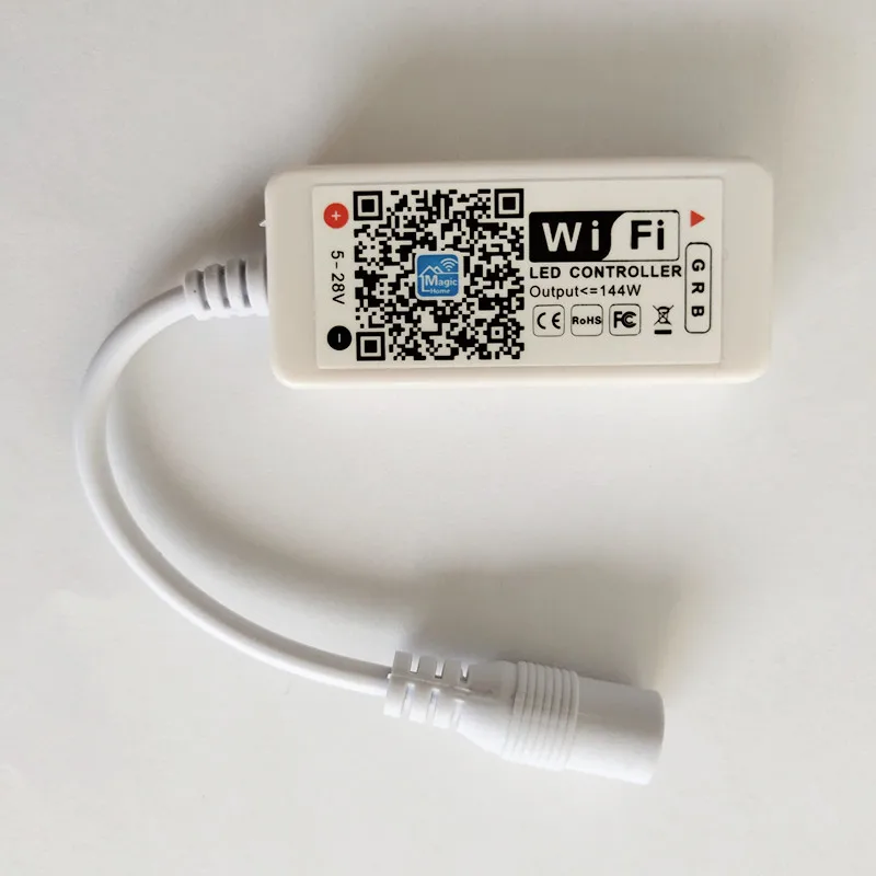 Wi Fi светодиодный Одноцветный контроллер RGB/RGBW 12 В постоянного тока Мини для