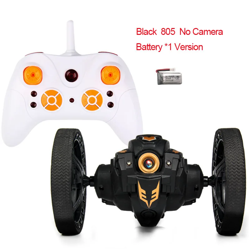 805-Black-1B-NoCam RC автомобиль отказов игрушки 805 прыжки 805A с WI-FI FPV Камера Stunt автомобилей Гибкая колеса вращения светодиодный ночной Светильник RC автомобиль робота - Цвет: 805-Black-1B-NoCam