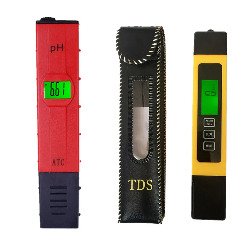 automatic calibration Temperature compensation TDS EC Water Quality Meter Tester + Digital PH Pen for Aquarium Pool 20%off | Инструменты