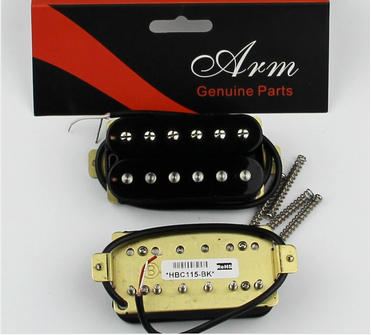 Подлинный черный электрогитара пикапы HBC115 BK Корея Artec OEM|electric guitar pickups|guitar pickupelectric