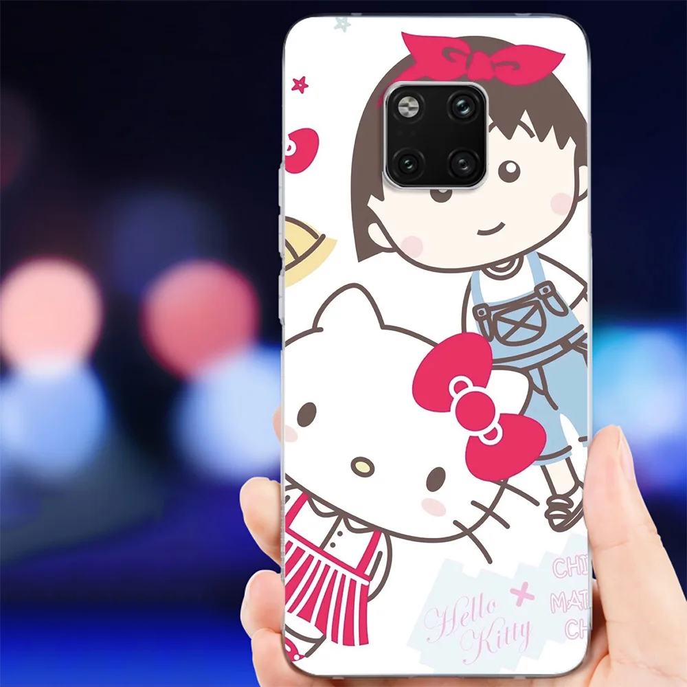 IYICAO Chibi Maruko Мягкий силиконовый чехол для телефона Huawei Mate 10 20 Lite Pro Nova 2 2i 3 3i 4 TPU