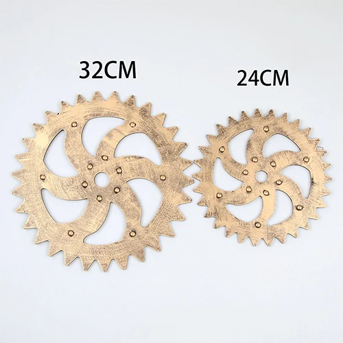 Промышленные ветровые шестерни украшения стен Украшение Лофт гостиная старый