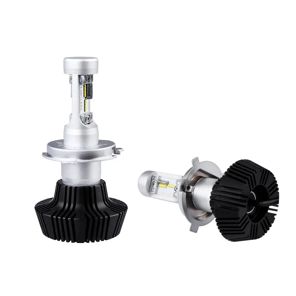 Пара H7 светодиодный головной светильник ламп Conversion Kit H4 H11 9005 H1 Высокий Низкий Луч