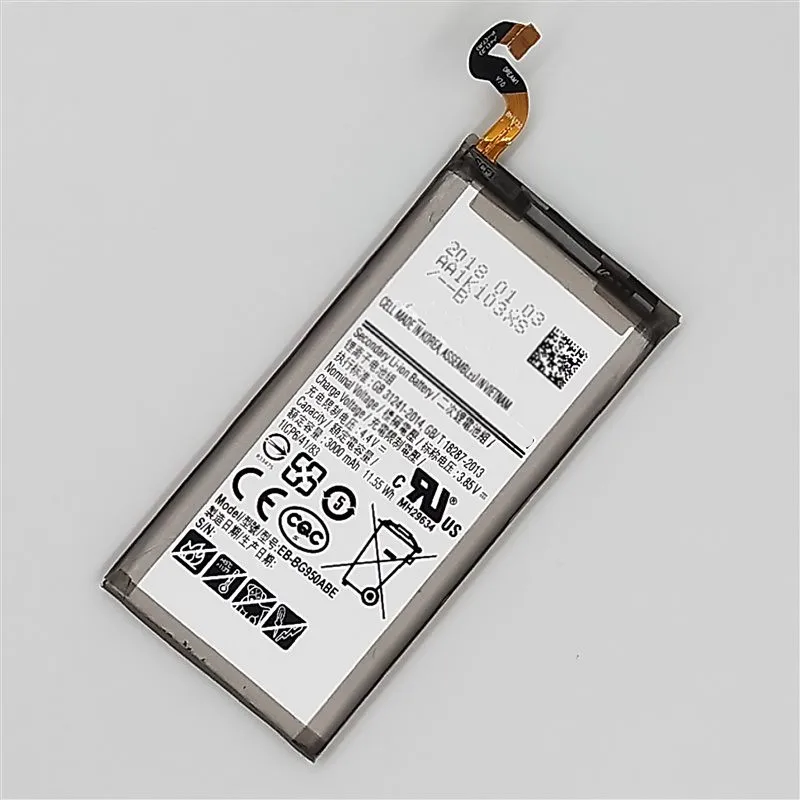 3000 мАч EB-BG950ABE батарея для Samsung Galaxy S8 G9508 G9500 G950U SM-G9508 G950A G950T G950 G950F | Мобильные