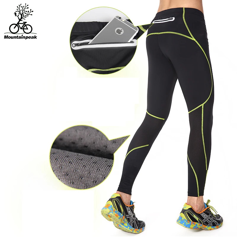 Mountainpeak Sports Tight Pants Shorts Running Jogging Fitness Seven Marathon Fast Drying Leggings | Спорт и развлечения