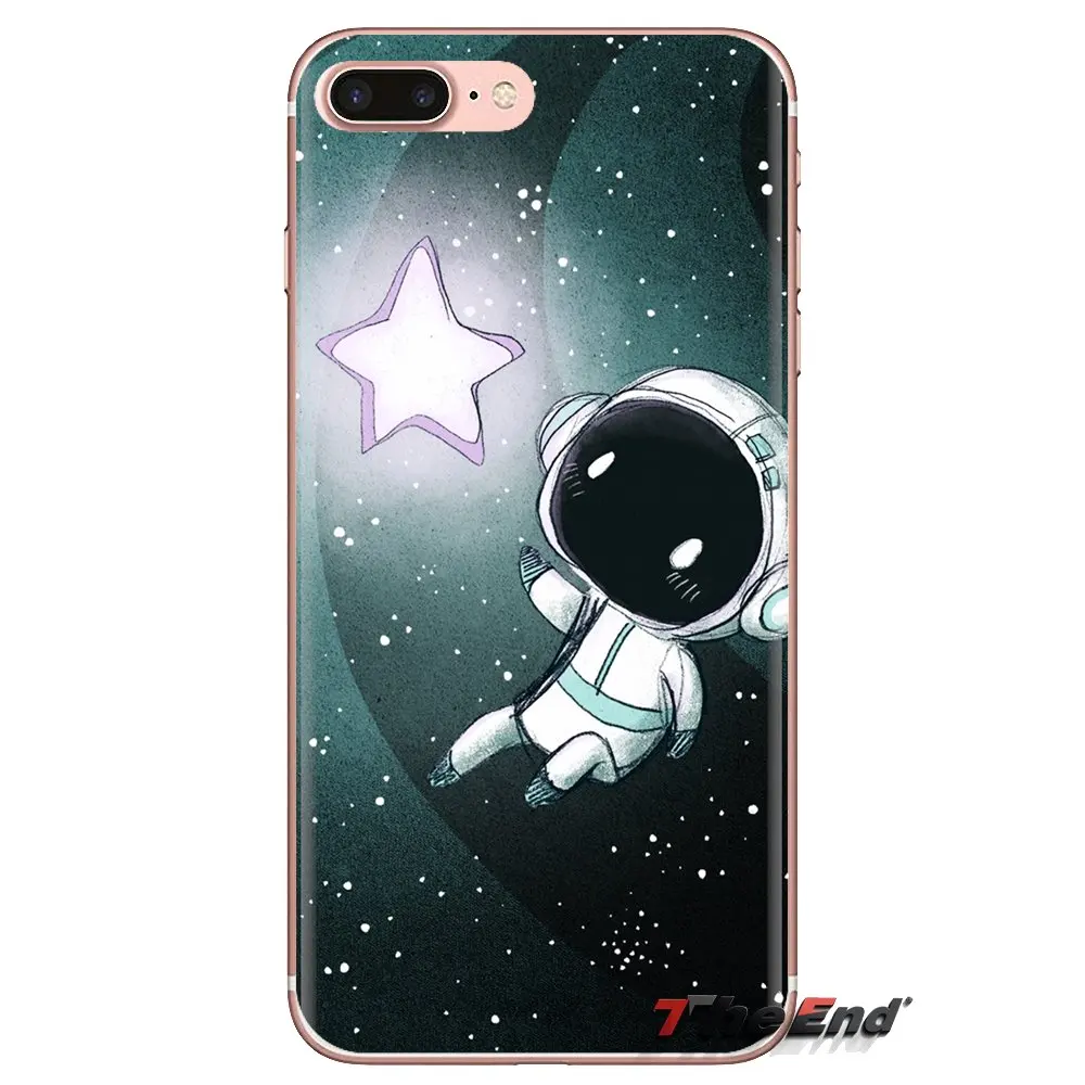 For Samsung Galaxy J1 J2 J3 J4 J5 J6 J7 J8 Plus 2018 Prime 2015 2016 2017 Silicone Phone Cover Bag space cat Spaceship Astronaut |