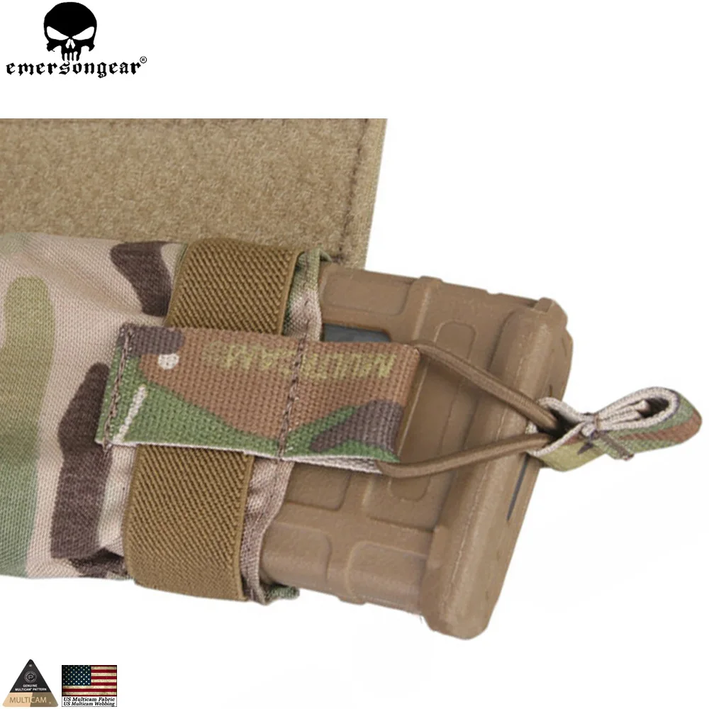 EMERSONGEAR Тактический Магнитный чехол с боковым вытягиванием подсумок M4 тактический Molle Mag крюк и петля боевой Мультикам EM9044
