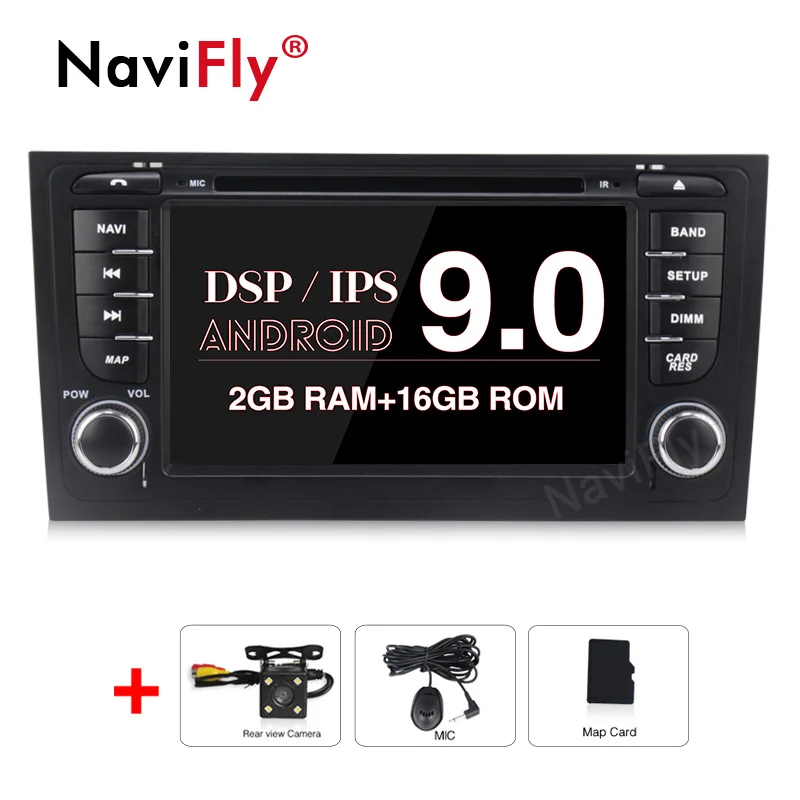 Car dvd camera Android 9,0 ips DSP Автомобильный dvd Радио Аудио мультимедийный плеер для Audi A6 S6 RS6 1999-2005 Allroad 2000-2005 gps навигация RDS A6 - Цвет: Car dvd camera