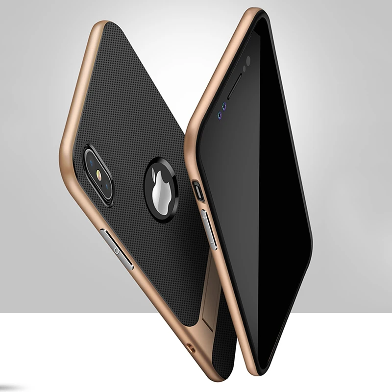 H& A 360 полный защитный чехол для iPhone X 6 6s 8 7 Plus PC+ TPU противоударный чехол для iPhone 7 8 Plus с подставкой Чехол для телефона