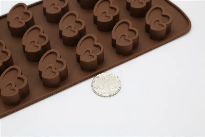 DIY ручной работы двойной Кордата шоколад/торт выпечки Плесень желе пудинг/мыло